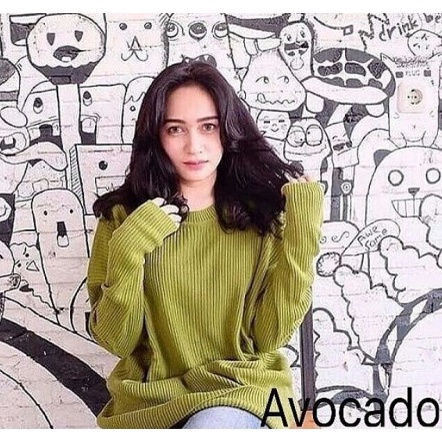 rajut wanita - BOXY ABG - rajut murah - sweater wanita