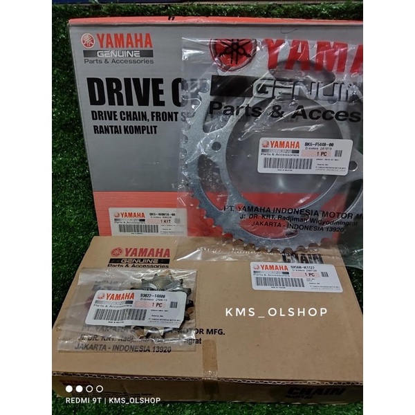 Gearset Girset Gear Gir Rantai Set R15 V3 R 15 V3 VVA LED NEW BK6 ORIGINAL YAMAHA BK6-W001A-00