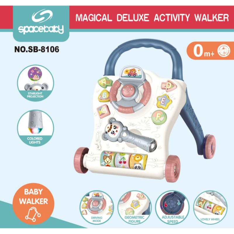 Spacebaby Activity Baby Walker SB 8106 // Push Walker Baby