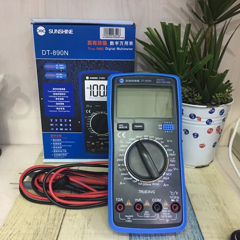 AVOMATER DIGITAL MULTITESTER DIGITAL SUNSHINE DT-890N