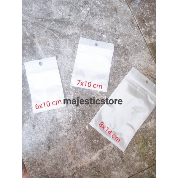 Termurah Plastik Klip Plastik Ziplock 6x10 Cm 7x10 7x21 8x14 9x16 10x18 13x21 16x24 Putih Susu