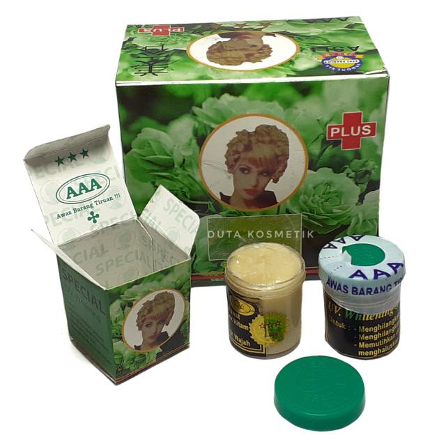 CREAM SP KEMBANG HIJAU PLUS POT AAA LUSINAN