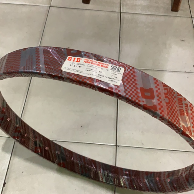 Velg did hitam ring 17 ukuran 140