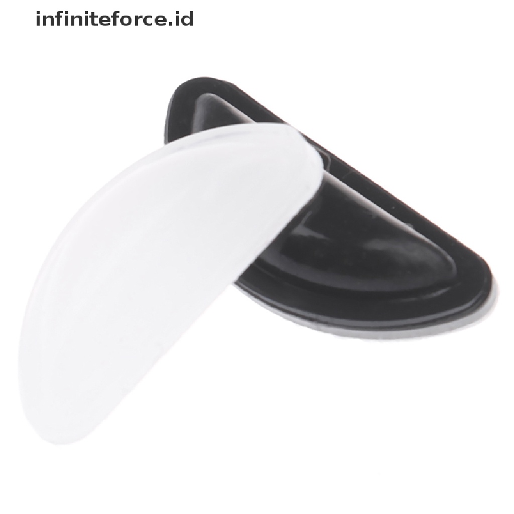 Infiniteforce.id 4 Pasang Bantalan Hidung Bahan Silikon Anti Slip Untuk Kacamata