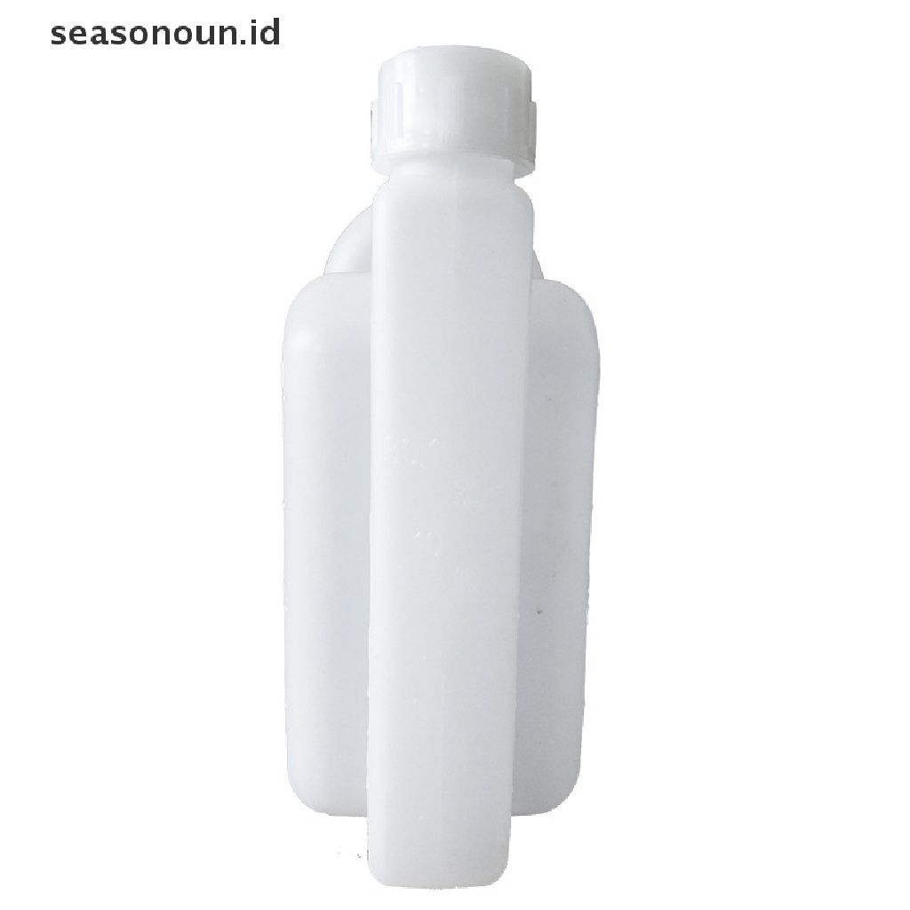 【seasonoun】 1.5L Litre 2-Stroke Petrol Fuel Oil Mixing Bottle Tank For Chainsaw Tools Part .