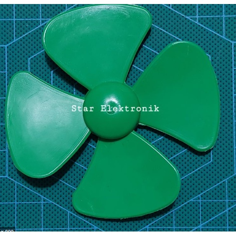 BALING BALING DINAMO  HIJAU TUA  BBDN/HT/8 - 8 cm BALING BALING KIPAS LAYANGAN - baling baling dinam