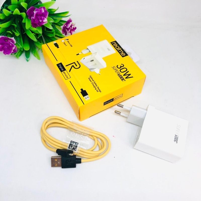 PROMO CHARGER REALME C25 TC 30W SUPERVOOC ORIGINAL QUALITY MICRO TYPE C