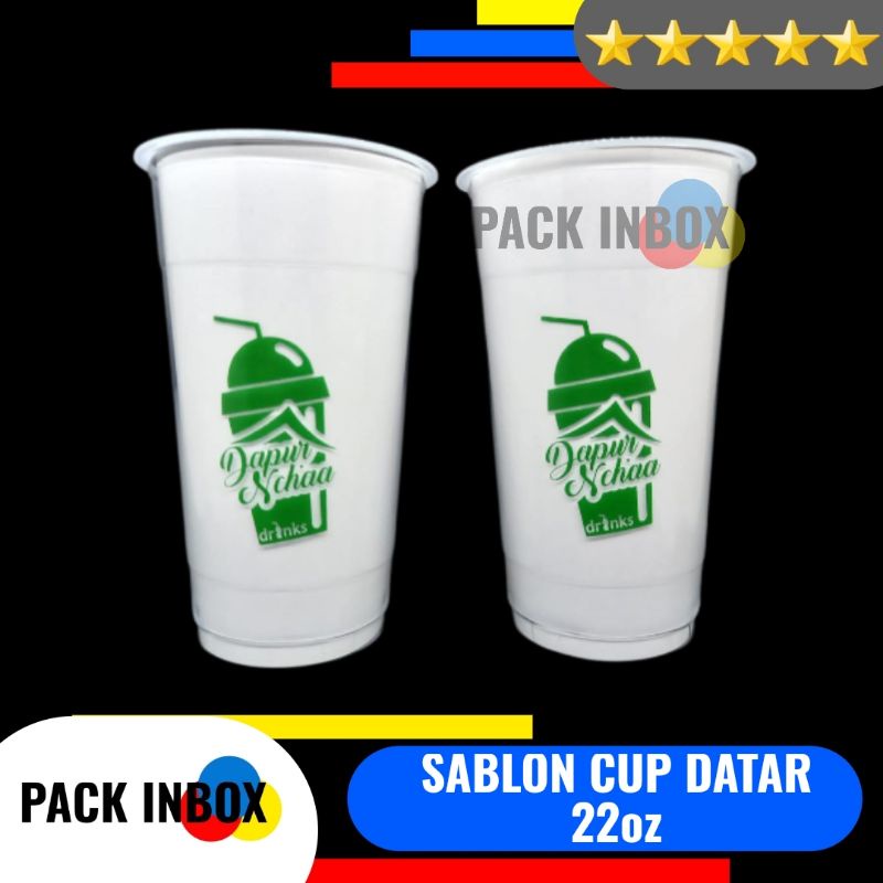 SABLON CUP STARINDO 22oz CETAK SABLON CUP 22 oz