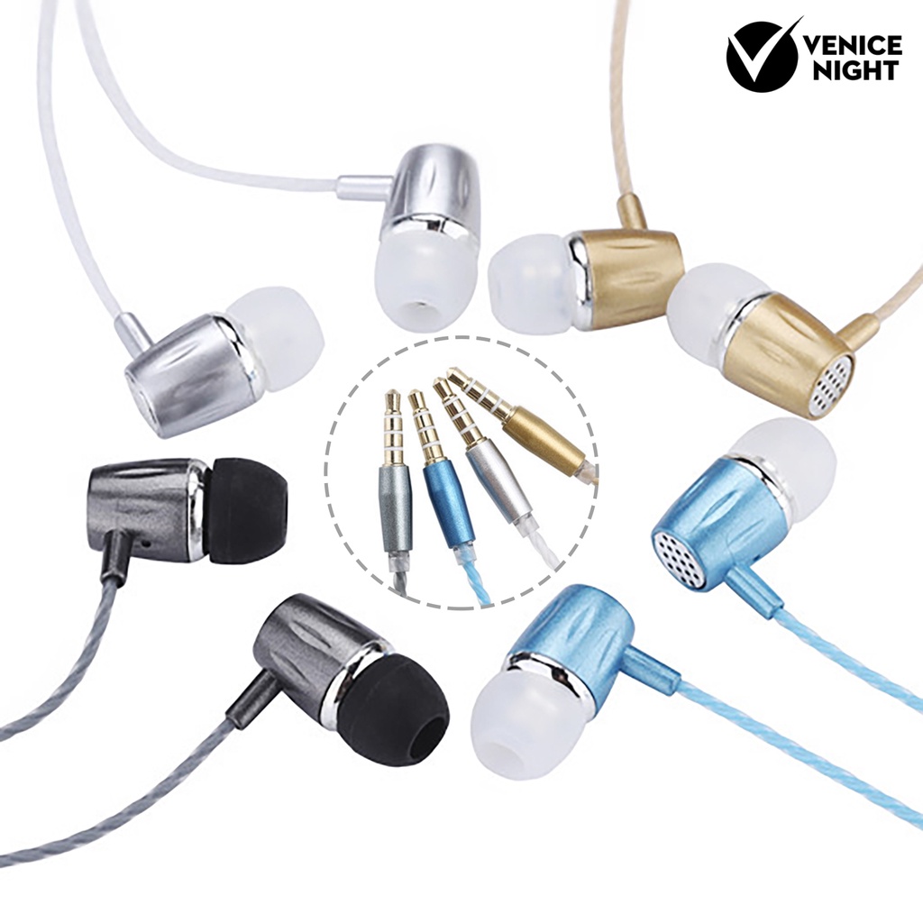 (VNEP) (Berkabel) Earphone In ear Heavy Bass Dinamis Dengan Fitur Noise Reduction Untuk Gaming