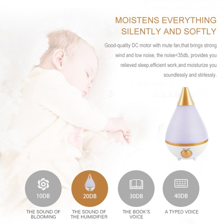 X08 Big Mist Noozle Humidifier Oil Diffuser Ultrasonic 3L