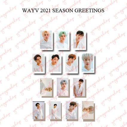 [READY / SET] 2021 SEASON GREETINGS WVIS PHOTOCARD UNOFFICIAL FANMADE WEISHENV SG YANGPASHOP XIAOJUN