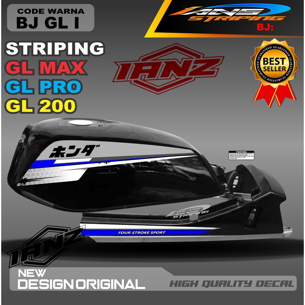 STRIPING GL MAX GL PRO CUSTOM STD BJ 1934