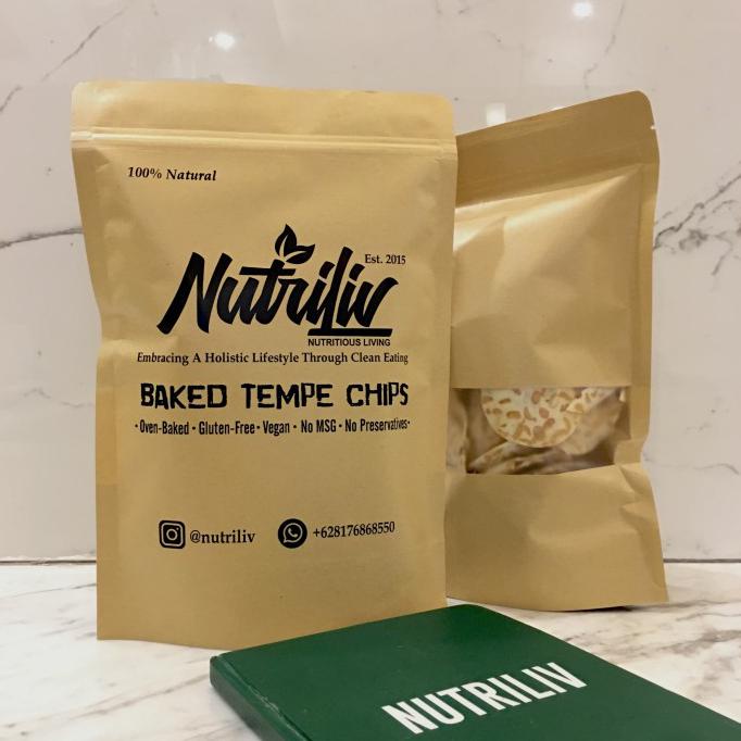 

Nutriliv Keripik Tempe Panggang Oven Tidak Digoreng Baked Tempe Chips
