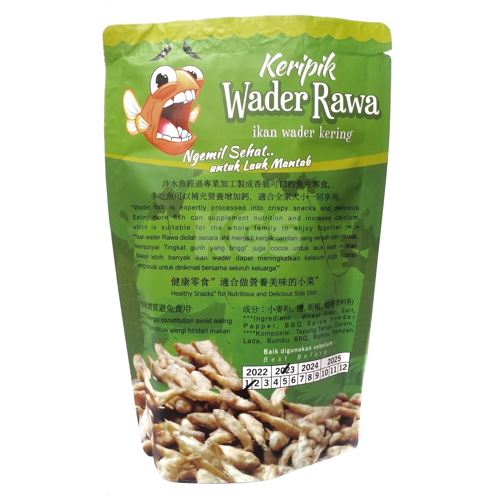 Bebek_Kcee Keripik Wader Rawa Kriwaks 100 Gram - Ikan Wader Kering Asli Rawa Pening Premiun Quality