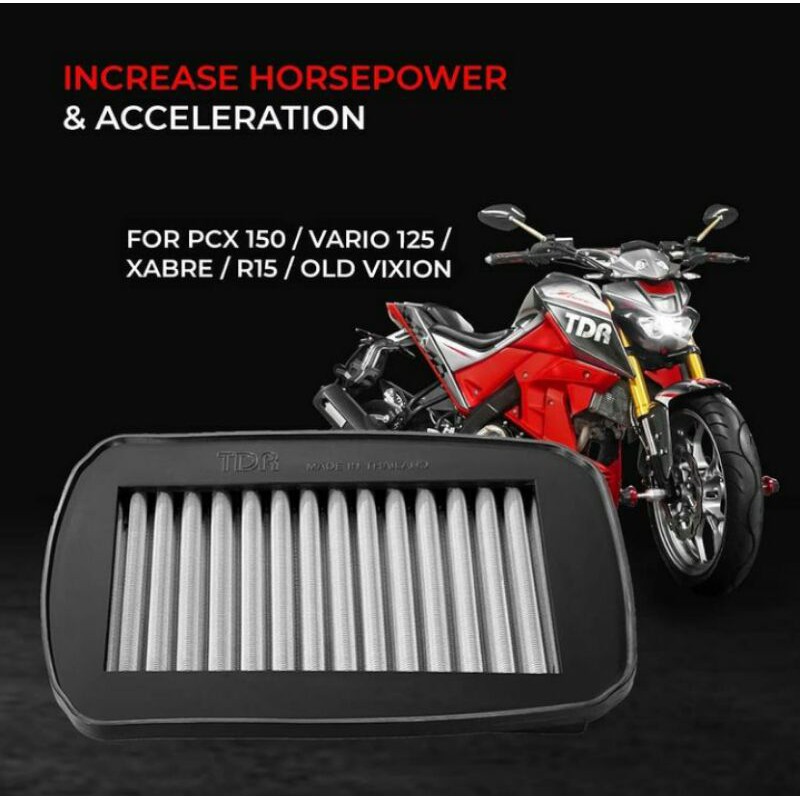 Filter Udara R15 - Xabre - Vixion Old TDR Stainless Original