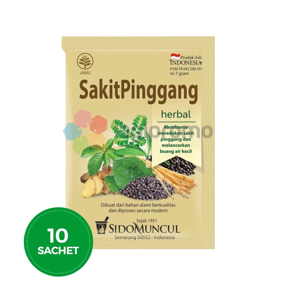 

Sido Muncul Jamu Sakit Pinggang 10 Sachet Obat Nyeri Pegal Linu Alami