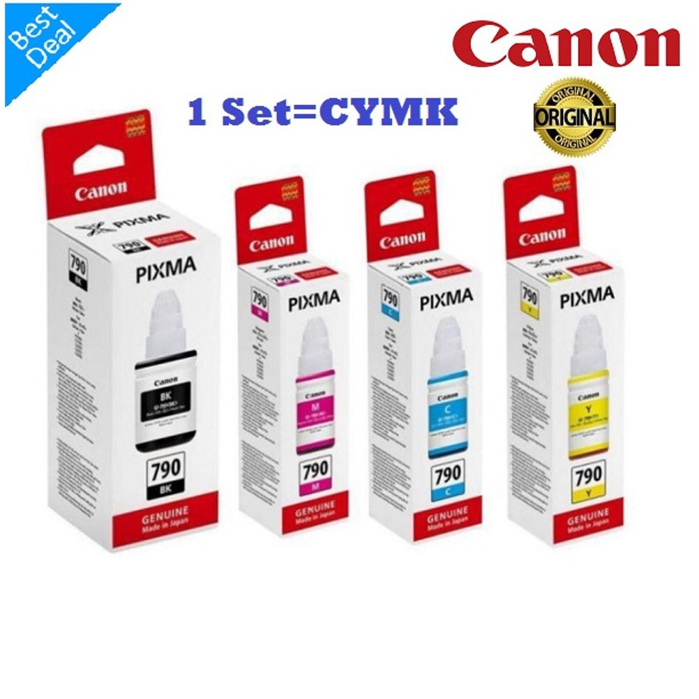 Paket Tinta Canon 790 PIXMA G1000 G2000 G2002 G3000 Genuine