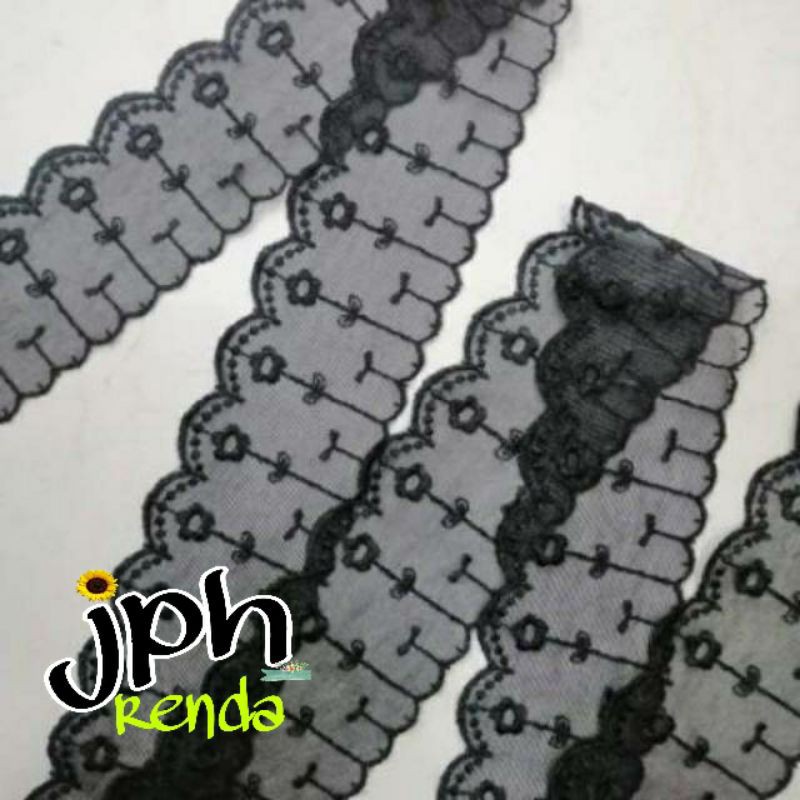 

Renda tile hitam lebar 5cm isi 15 yard