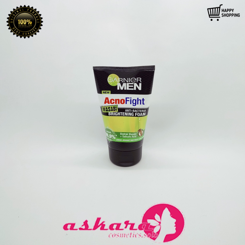 Garnier Men Facial Foam / Garnier Men Facial Wash/ Garnier Men Sabun Wajah / Garnier Men Pembersih Wajah 50ml dan 100ml