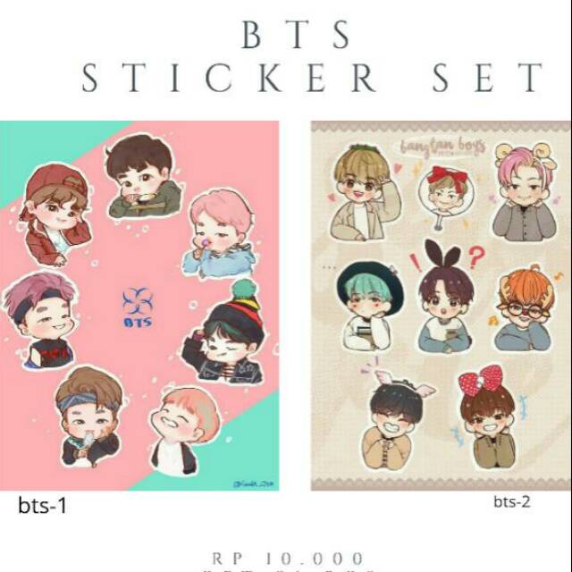 BTS STICKER SET