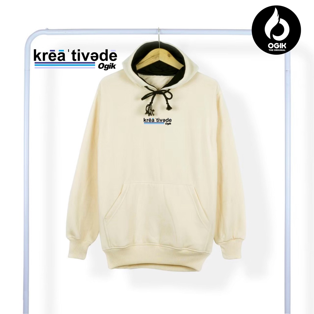 Sweater Hoodie Ogik Soft Cream Premium Original- High Quality Switer Hudie Terbaru Japan Style The O