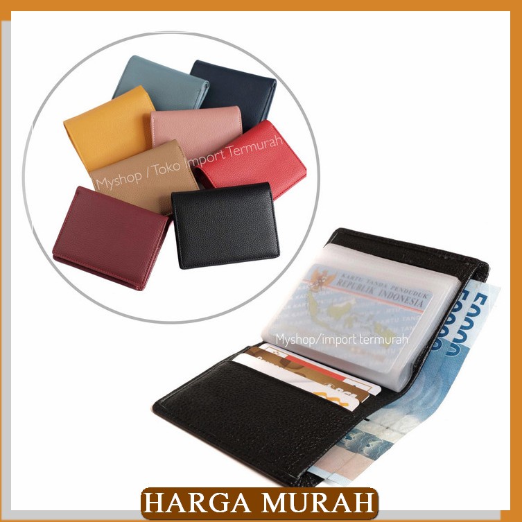 Miniso Sesame Street Wallet Dompet Lipat Kartu Elmo Card Holder D GS121 8 Warna - Dompet Kartu / C