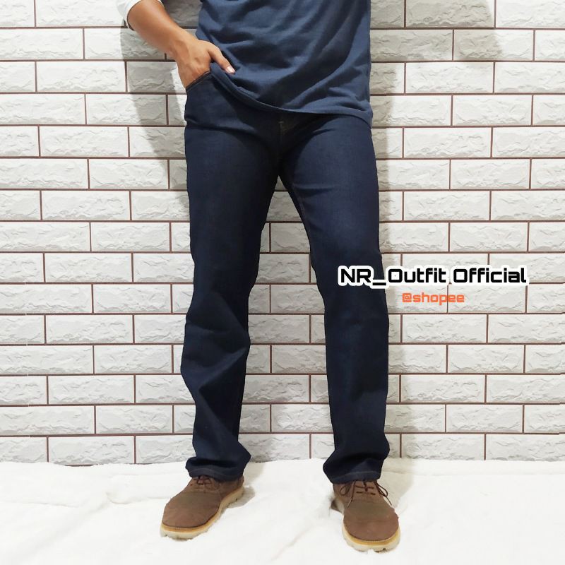 Straight Jeans Pria Celana Panjang Reguler Borju Big Size Cowok  28-38 NR_Outfit Official COD