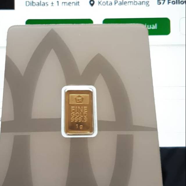Logam Mulia 1G Antam Certieye Press 1Gr