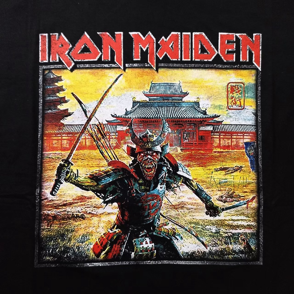 Baju kaos iron maiden premium hnm / baju distro pria wanita basis music