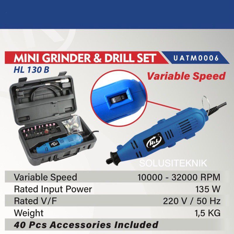 Mini Grinder & Drill Set HL
