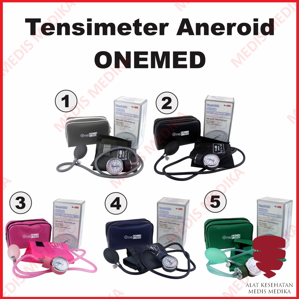 Tensimeter Aneroid Onemed Alat Ukur Tekanan Darah Tensi