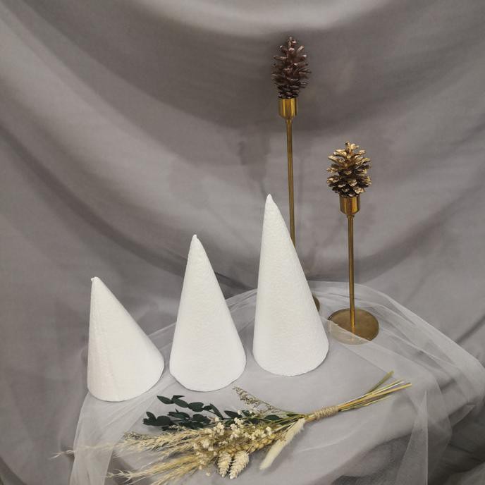 best produck kerucut T25 D 10 cone dummy Cake styrofoam /gabus /sterofoam best seller