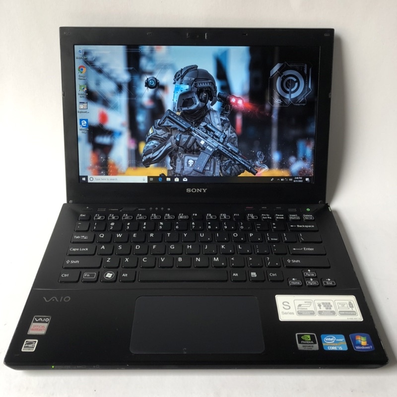 Laptop Gaming Editing - Slim keren - Sony Vaio Core i5 gen 3 - Dual Vga Nvidia
