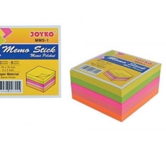 

Model baru - Memo Sticky Notes Warna Warni Joyko MMS-1 ~