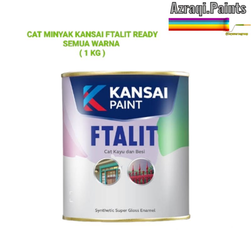 

mh CAT FTALIT ( 1 KG ) - CAT MINYAK KAYU DAN BESI ( ALL WARNA GLOSS )