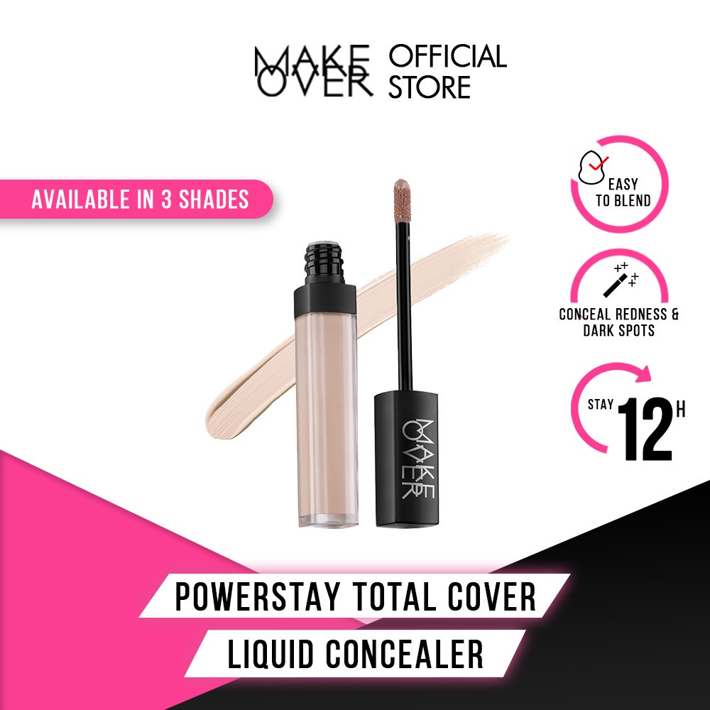 MAKE OVER Powerstay Total Cover Liquid Concealer 6.5 ml – Concealer Liquid