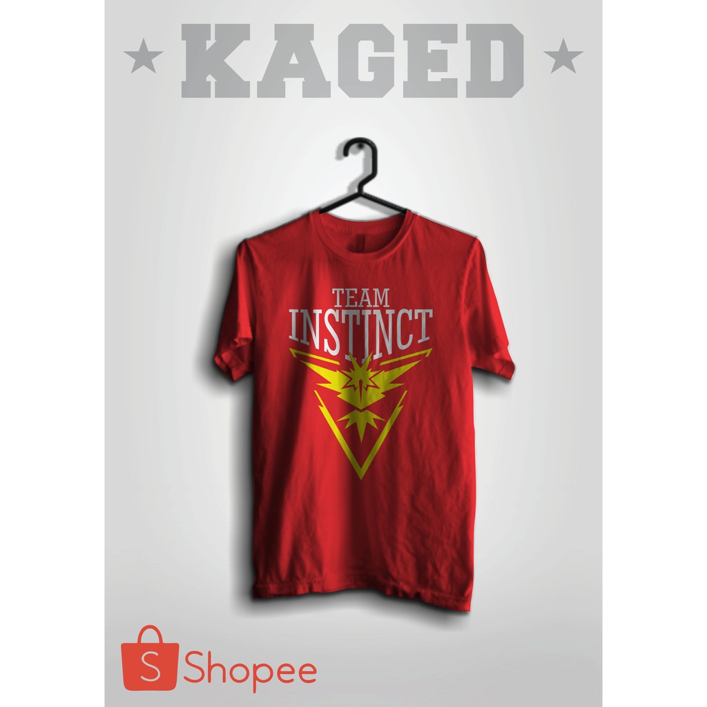 KAOS POKEMON GO KAOS TEAM INSTINCT KAOS TEAM YELLOW KAOS GAME POKEMON GO KAOS POKEMON #WARNAMERAH