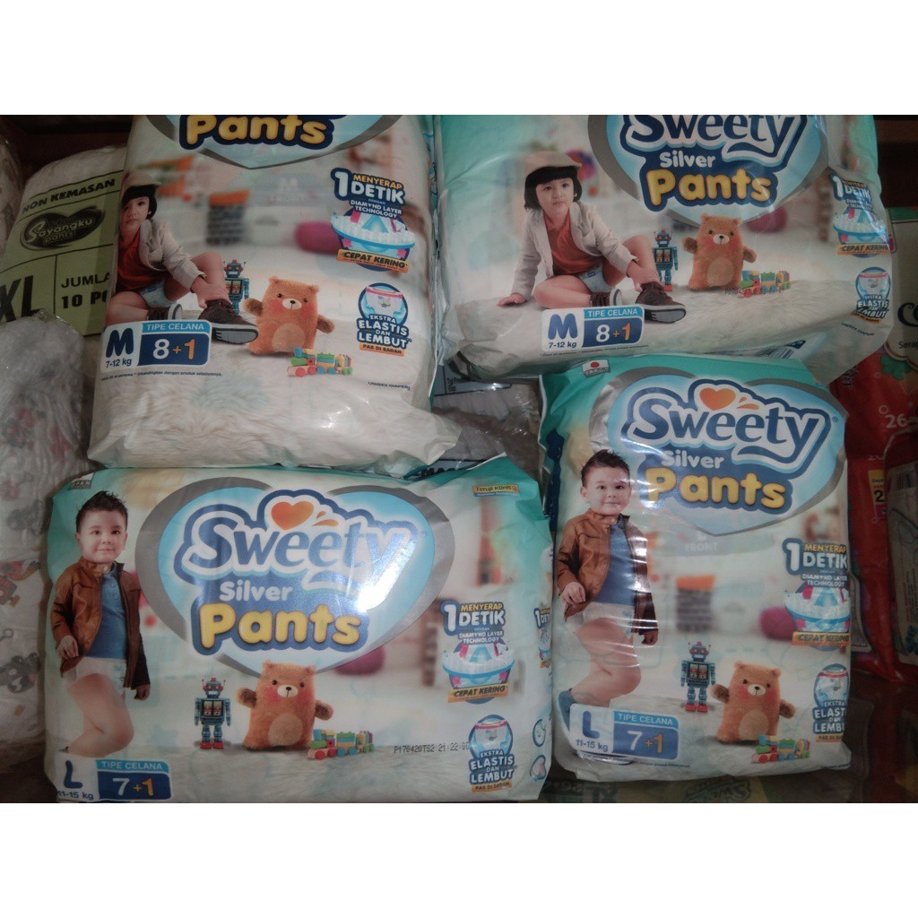 Jual Murah Swetty Silver Pants S9+1/M8+1/L7+1