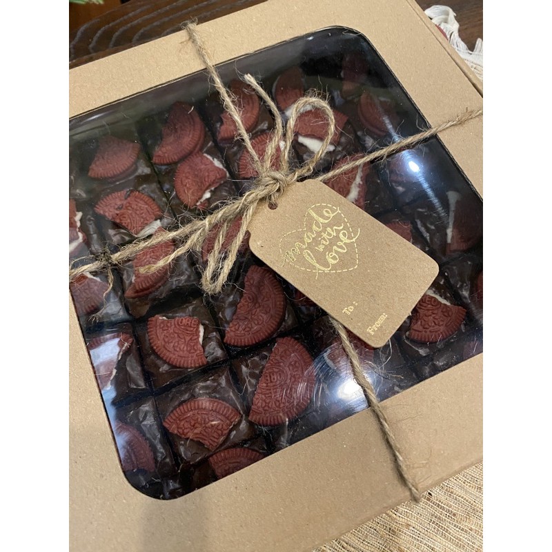 

Brownies fudgy
