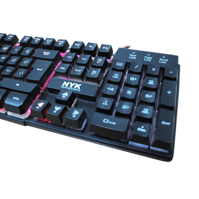 Trend-NYK Keyboard Gaming K-02 Full Backlight-HITAM