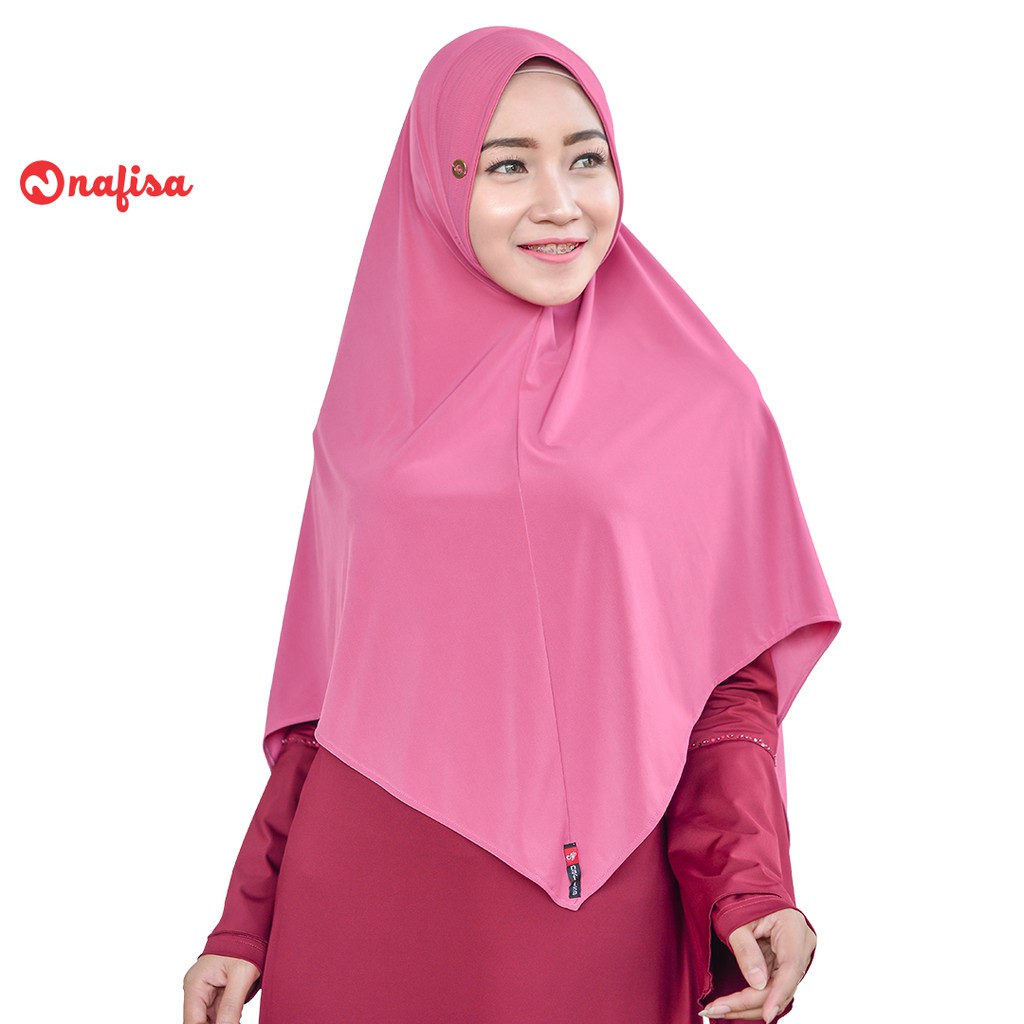 Jilbab Instan Pet Antem Nafisa Naifa | Hijab Pet Antem Pinguin Ultracryf Premium Panjang Belakang