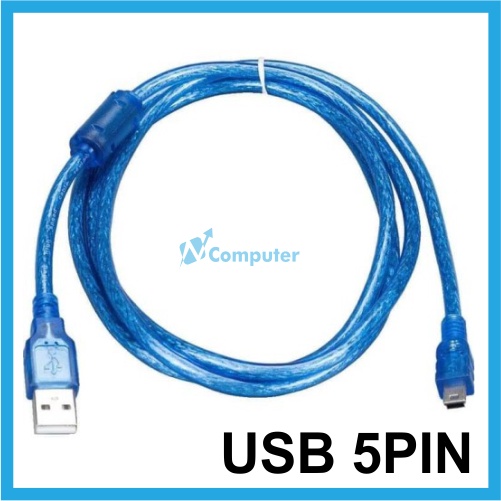 KABEL USB 5 PIN PANJANG 1.5M / USB 5PIN / MINI USB