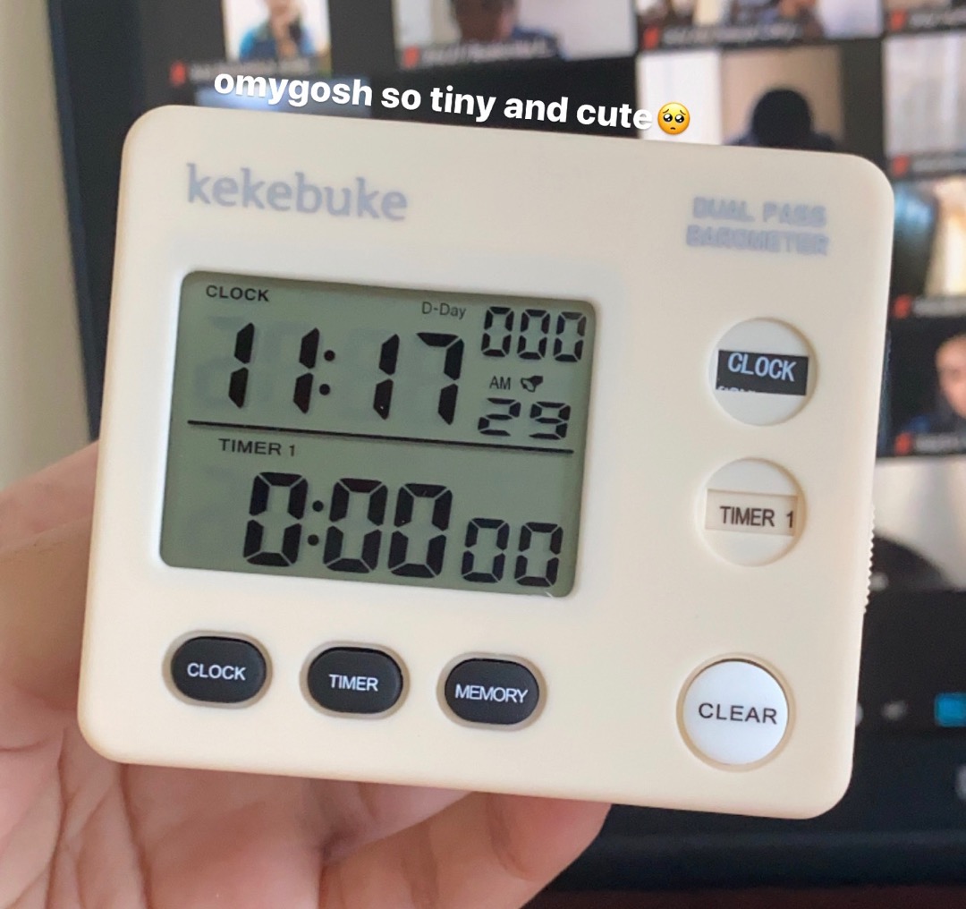 Sm Dual Study Timer Desk Stopwatch D-day Digital Time Clock Alarm Watch