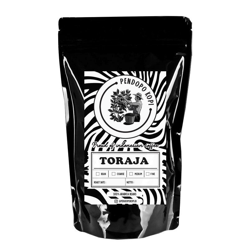 

Kopi Arabika Toraja 250 Gram Single Origin (Biji / Bubuk)