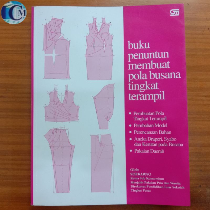 Buku Penuntun Menjahit Pola Busana Tingkat Terampil - Soekarno