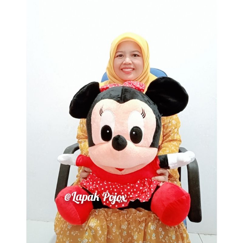 Boneka Mickey Mouse &amp; Minnie Mouse Jumbo