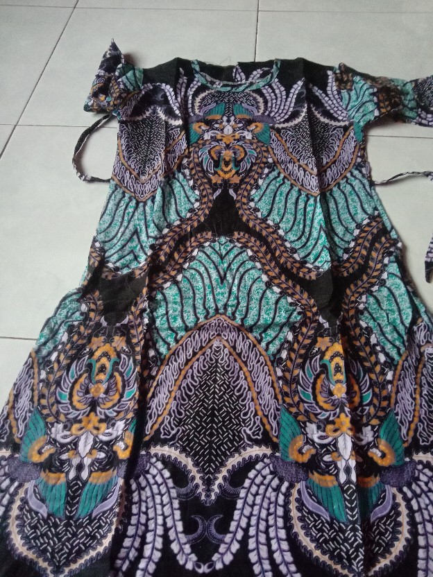 Maura Couple - Sania Ruffle Batik Couple Ori Ndoro Jowi Dnt Garansi Termurah Shopee Madu - Bs065