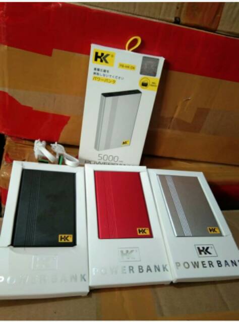 POWER BANK HK D6 5000mAh 5V 2.1AMPER slim SMALL EXQUISITE