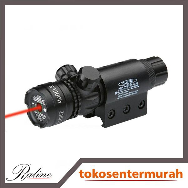 Laser Scope Red Dot Senapan warna Merah