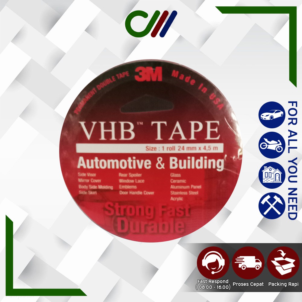 

Double Tape 3M VHB (24mm x 4,5 m)